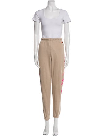 Aviator Nation Graphic Print Embroidered Accent Pant Set