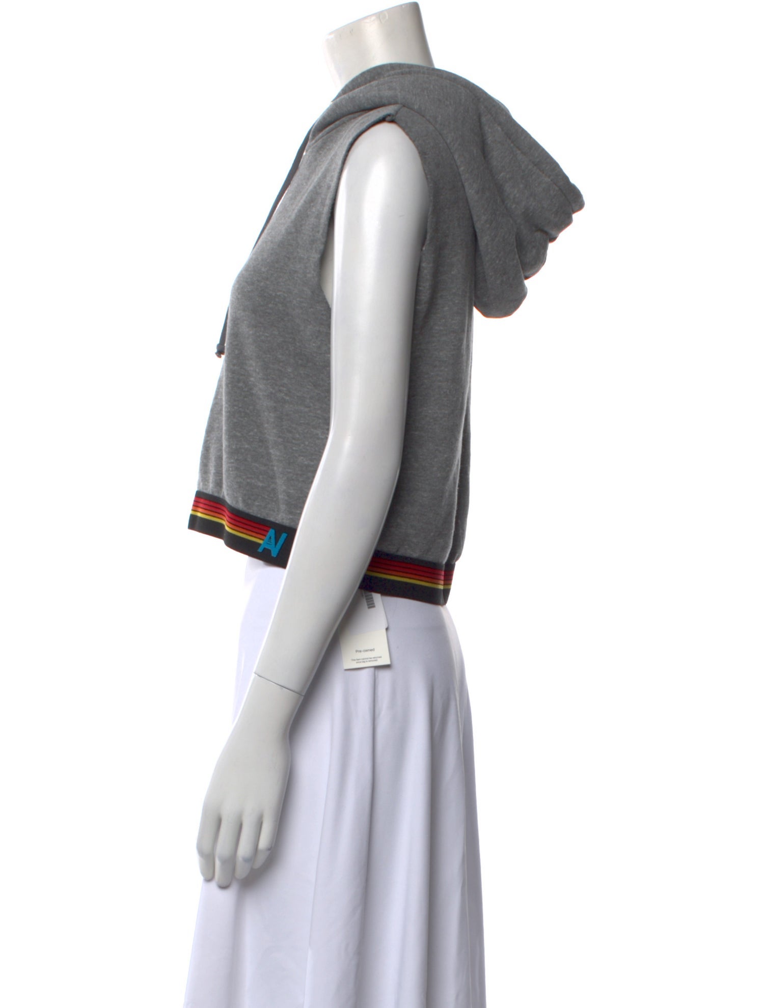 Aviator Nation Crew Neck Sleeveless Sweatshirt