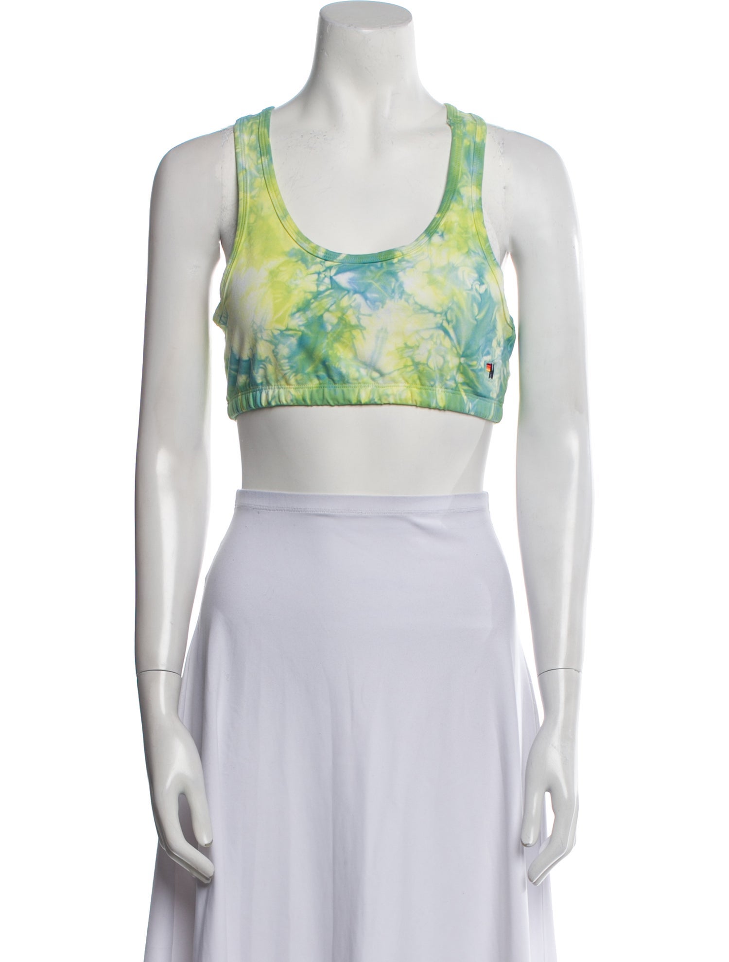 Aviator Nation Nylon Printed Crop Top