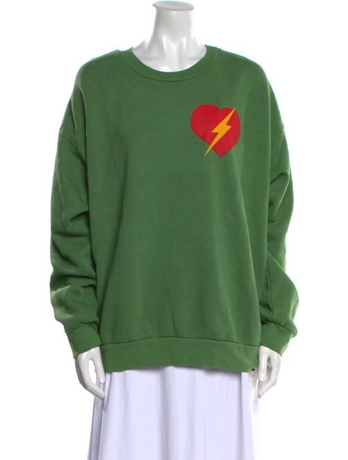 Aviator Nation Graphic Print Crew Neck Sweatshirt