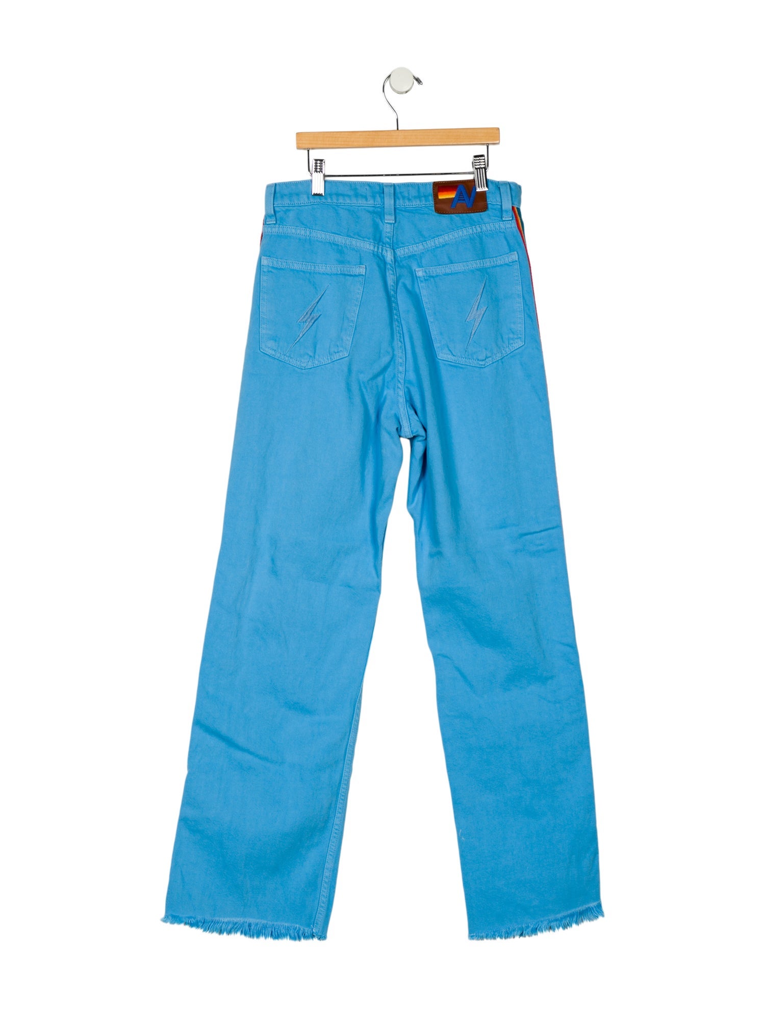 Aviator Nation High-Rise Wide Leg Jeans