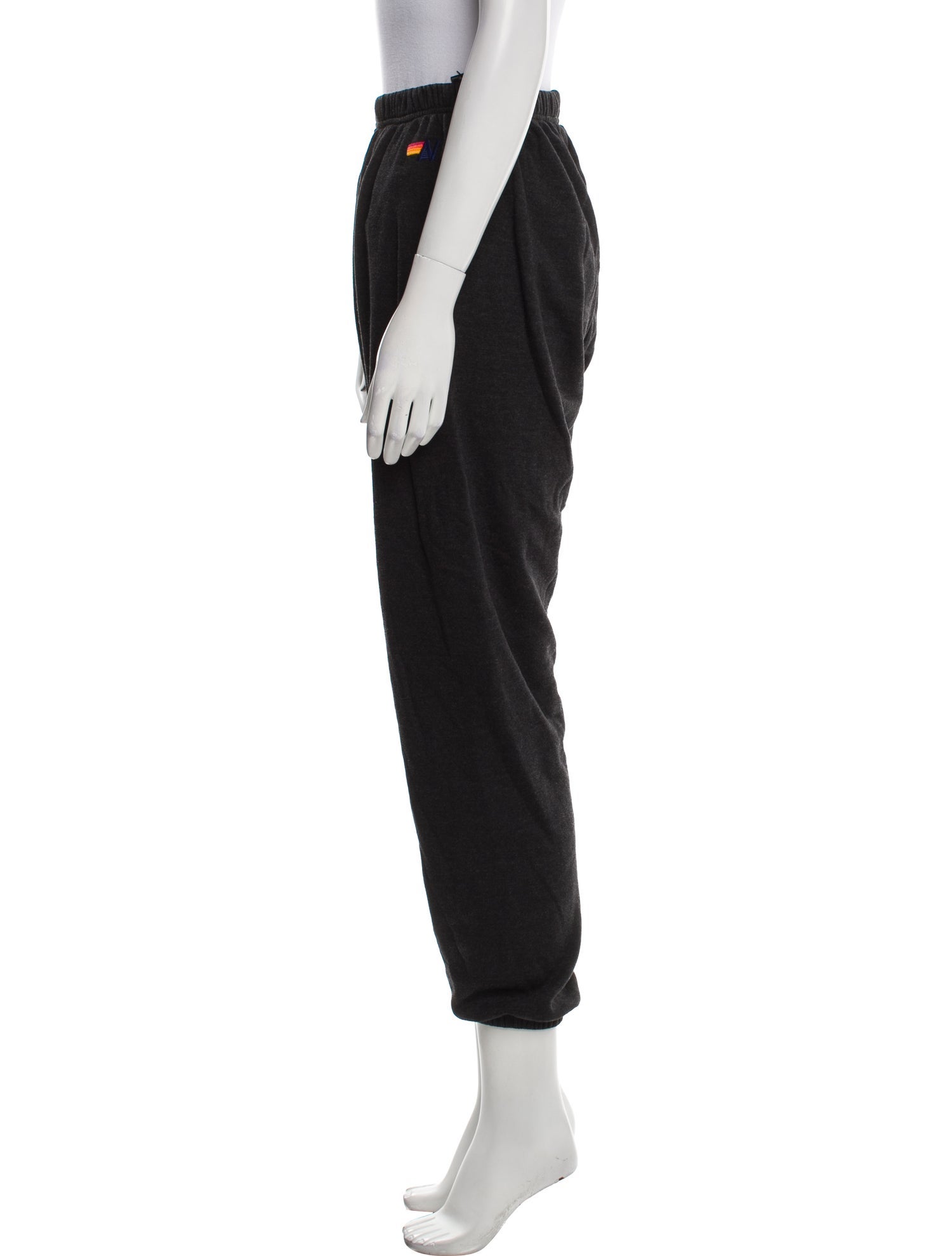 Aviator Nation Graphic Print Embroidered Accent Sweatpants