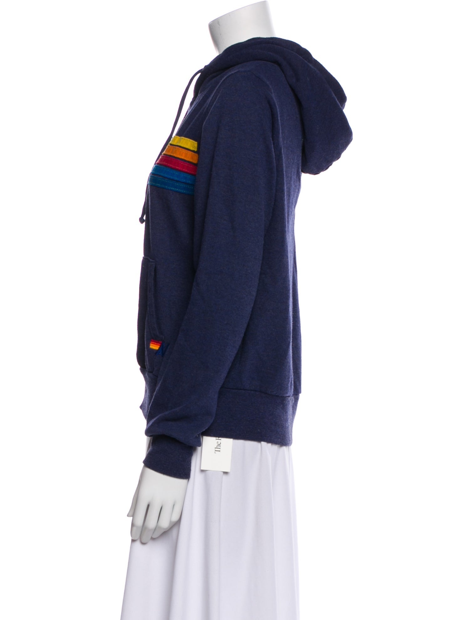 Aviator Nation Striped Denim Jacket