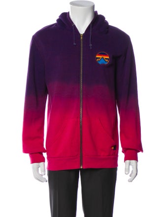 Aviator Nation Graphic Print Crew Neck Hoodie