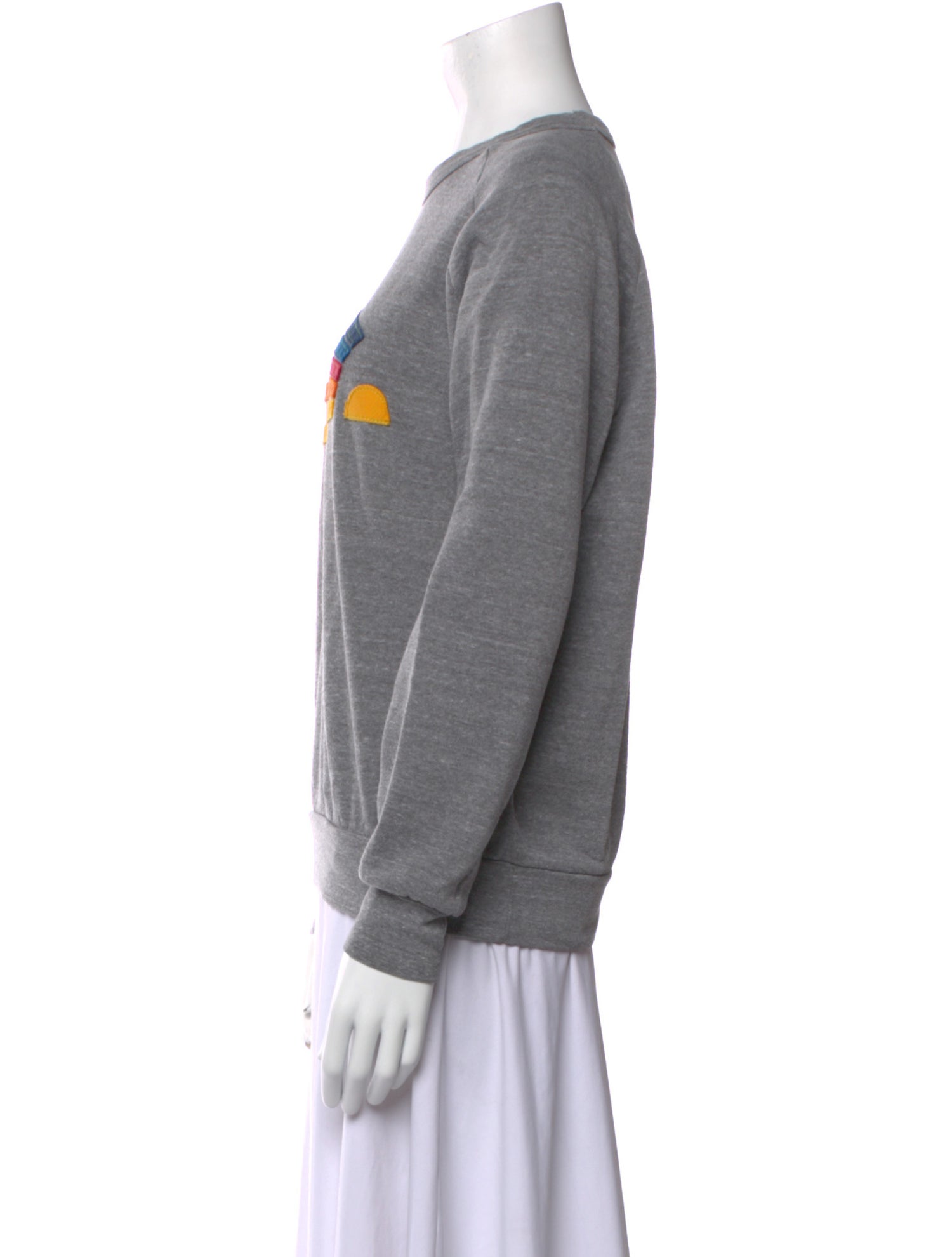 Aviator Nation Striped Crew Neck Sweater