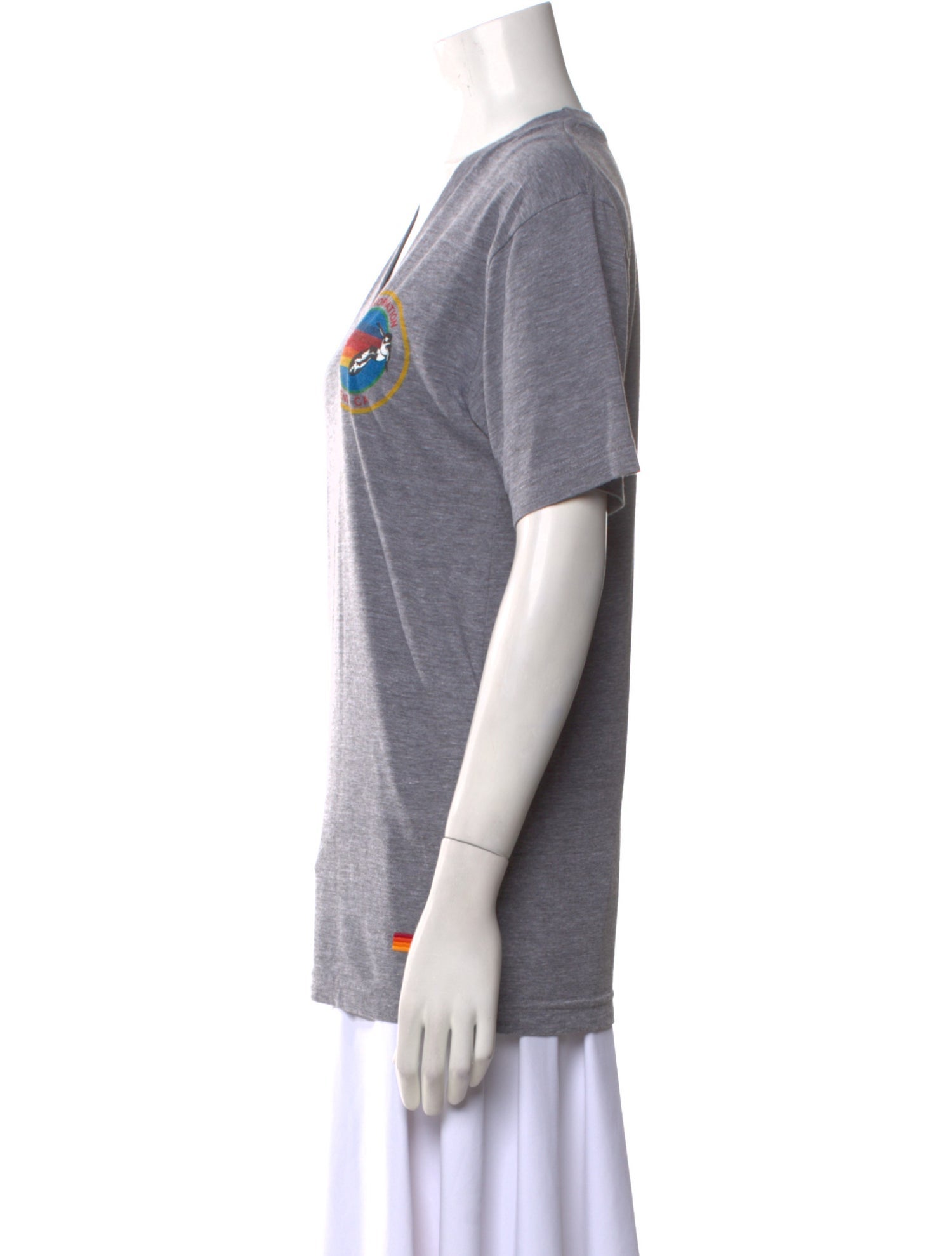 Aviator Nation Graphic Print V-Neck T-Shirt