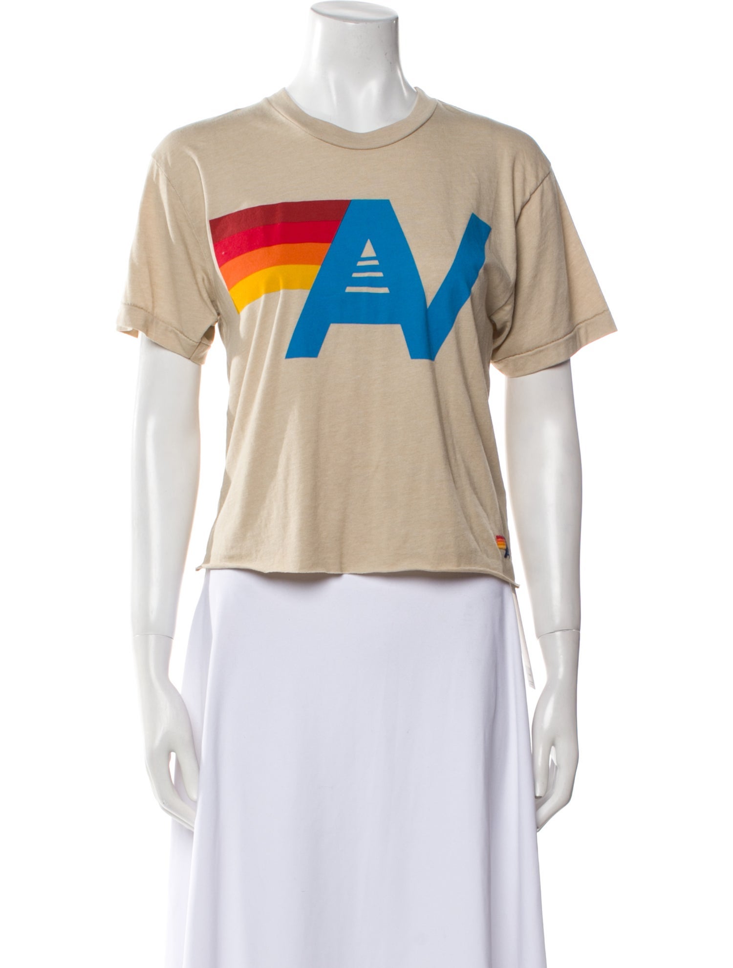 Aviator Nation Graphic Print Crew Neck T-Shirt