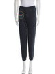 Aviator Nation Graphic Print Embroidered Accent Sweatpants