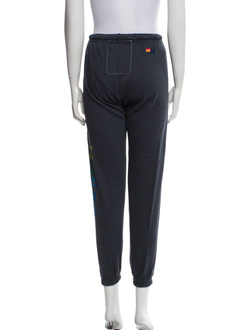 Aviator Nation Graphic Print Embroidered Accent Sweatpants