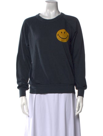 Aviator Nation Graphic Print Crew Neck Sweatshirt