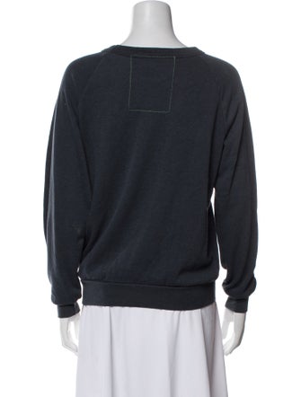 Aviator Nation Graphic Print Crew Neck Sweatshirt