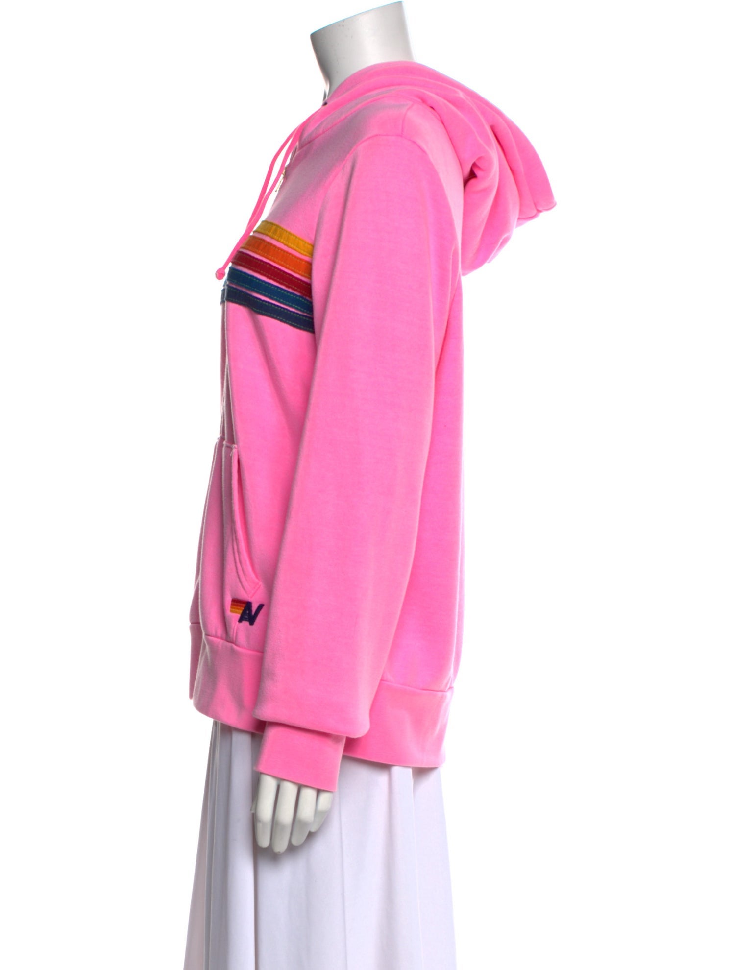 Aviator Nation Graphic Print V-Neck Sweater