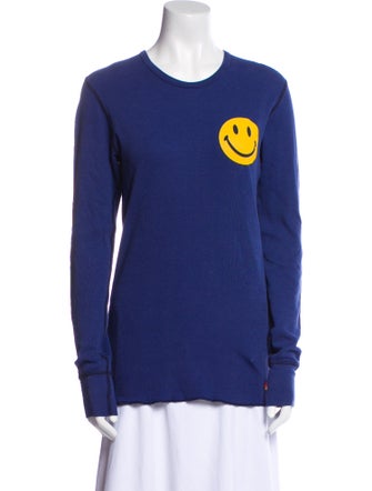 Aviator Nation Graphic Print Crew Neck Sweatshirt