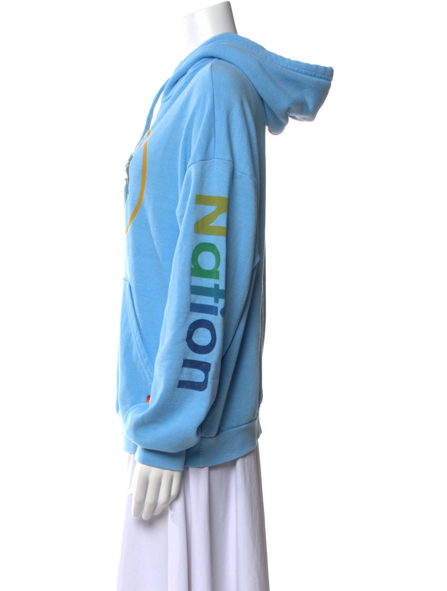 Aviator Nation Graphic Print Crew Neck Sweater