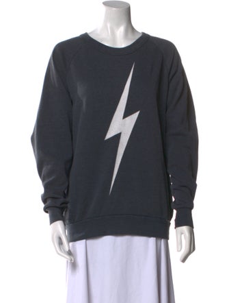 Aviator Nation Graphic Print Crew Neck Sweatshirt