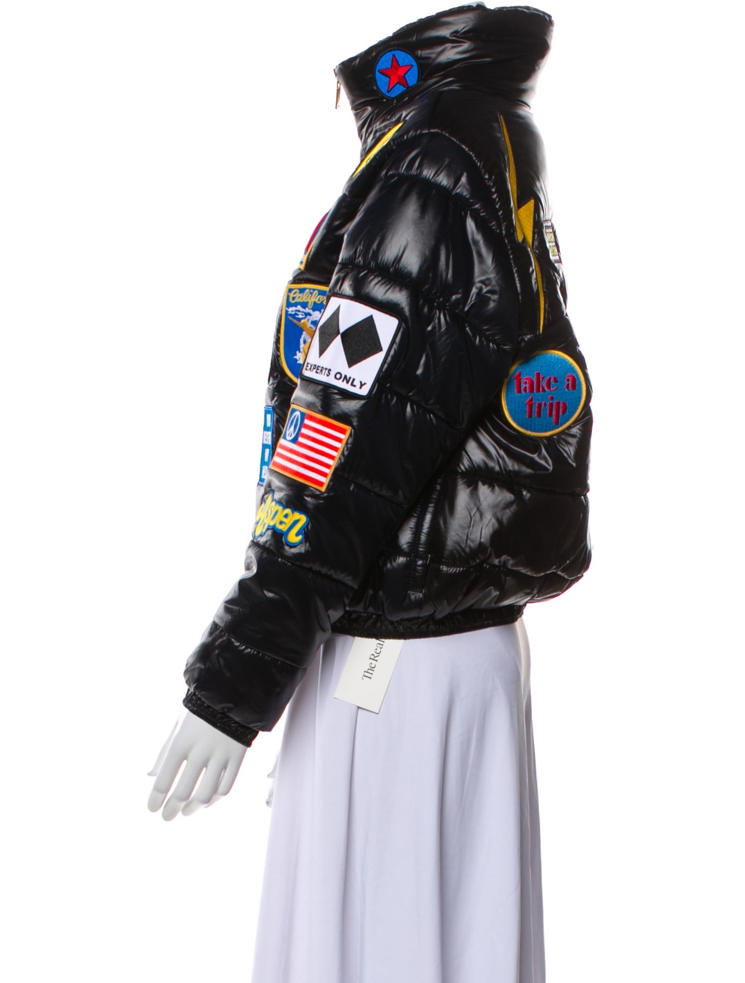 Aviator Nation Nylon Printed Bomber Jacket