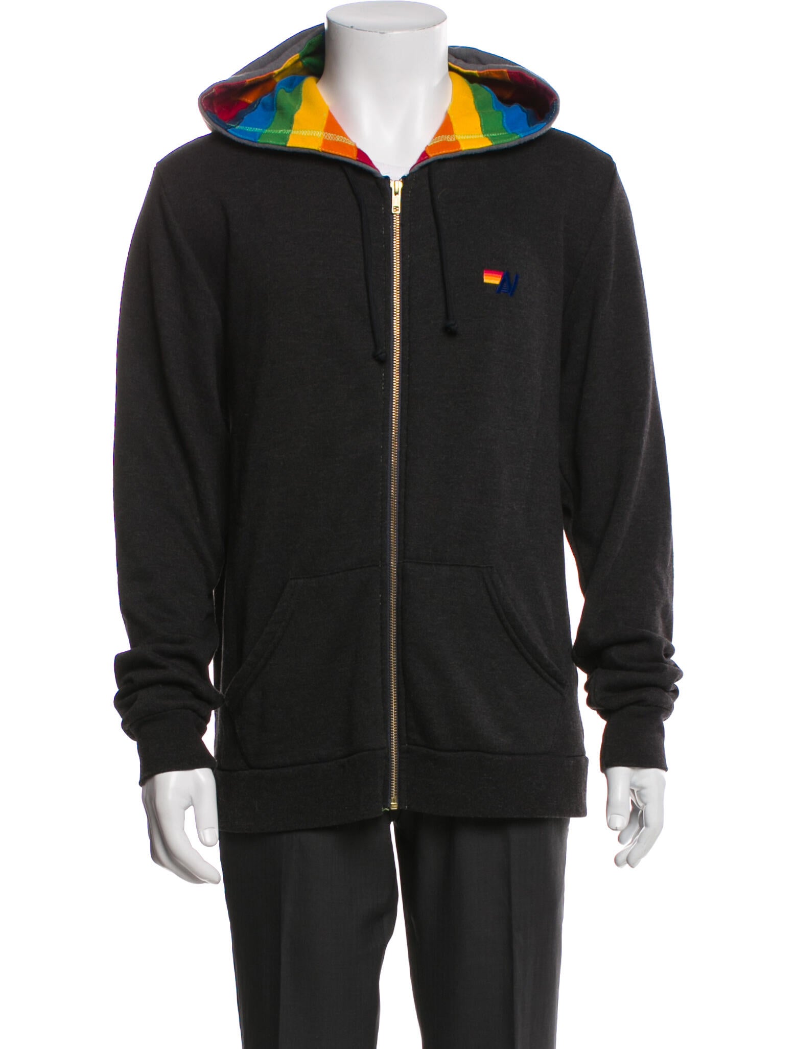 Aviator Nation Striped Windbreaker