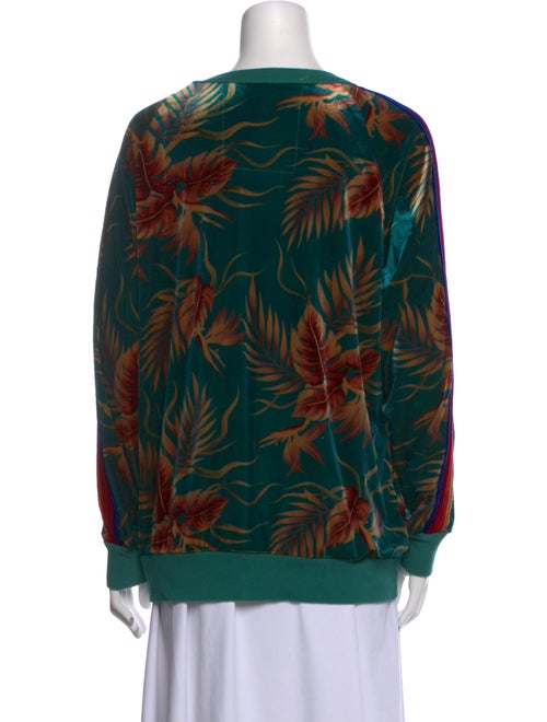 Aviator Nation Printed Scoop Neck Sweatshirt