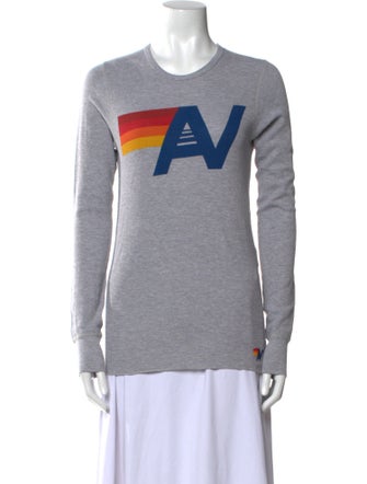 Aviator Nation Graphic Print Crew Neck Sweatshirt