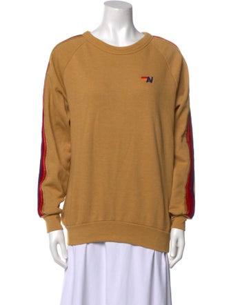 Aviator Nation Scoop Neck Long Sleeve Sweatshirt