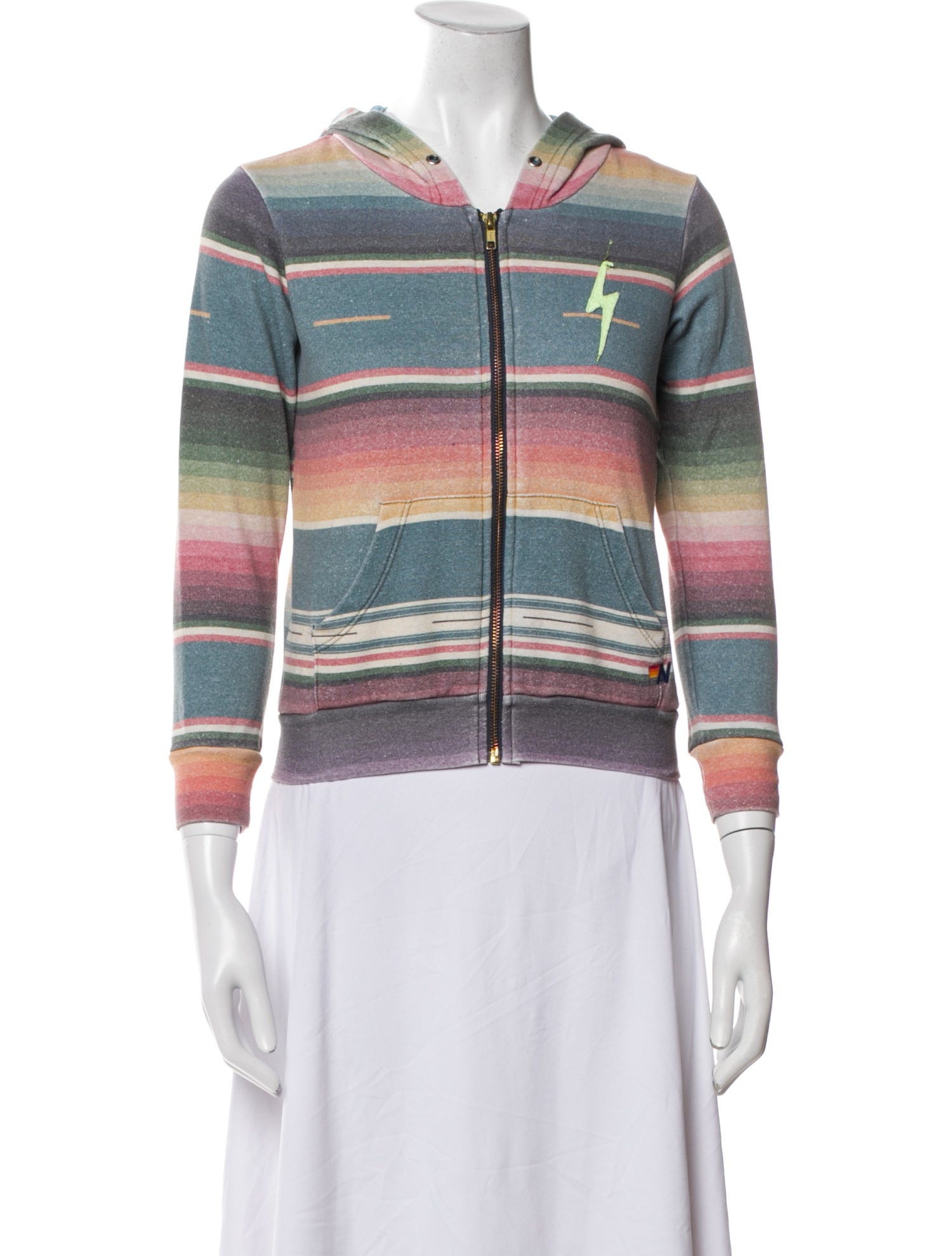 Aviator Nation Striped Evening Jacket