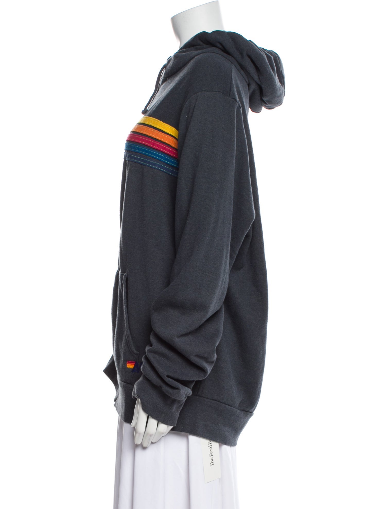 Aviator Nation Striped Crew Neck Sweater