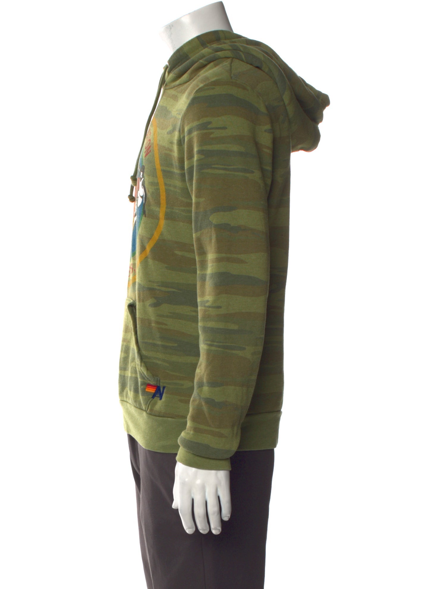 Aviator Nation Graphic Print Crew Neck Hoodie