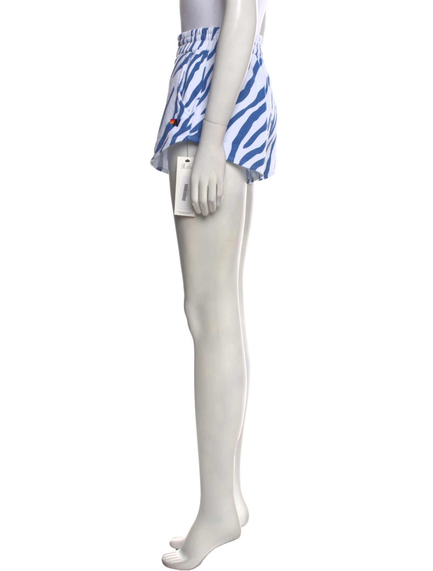 Aviator Nation Animal Print Mini Shorts