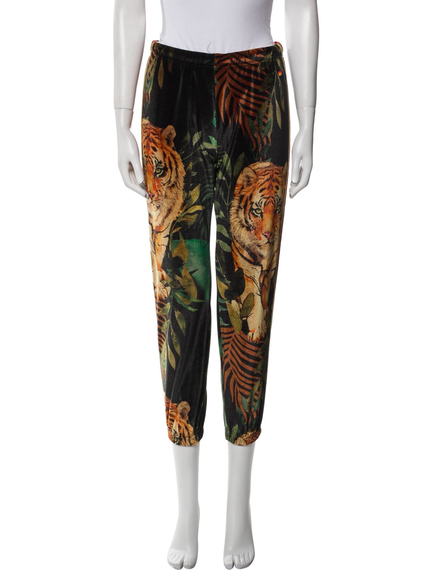 Aviator Nation Printed Skinny Leg Pants