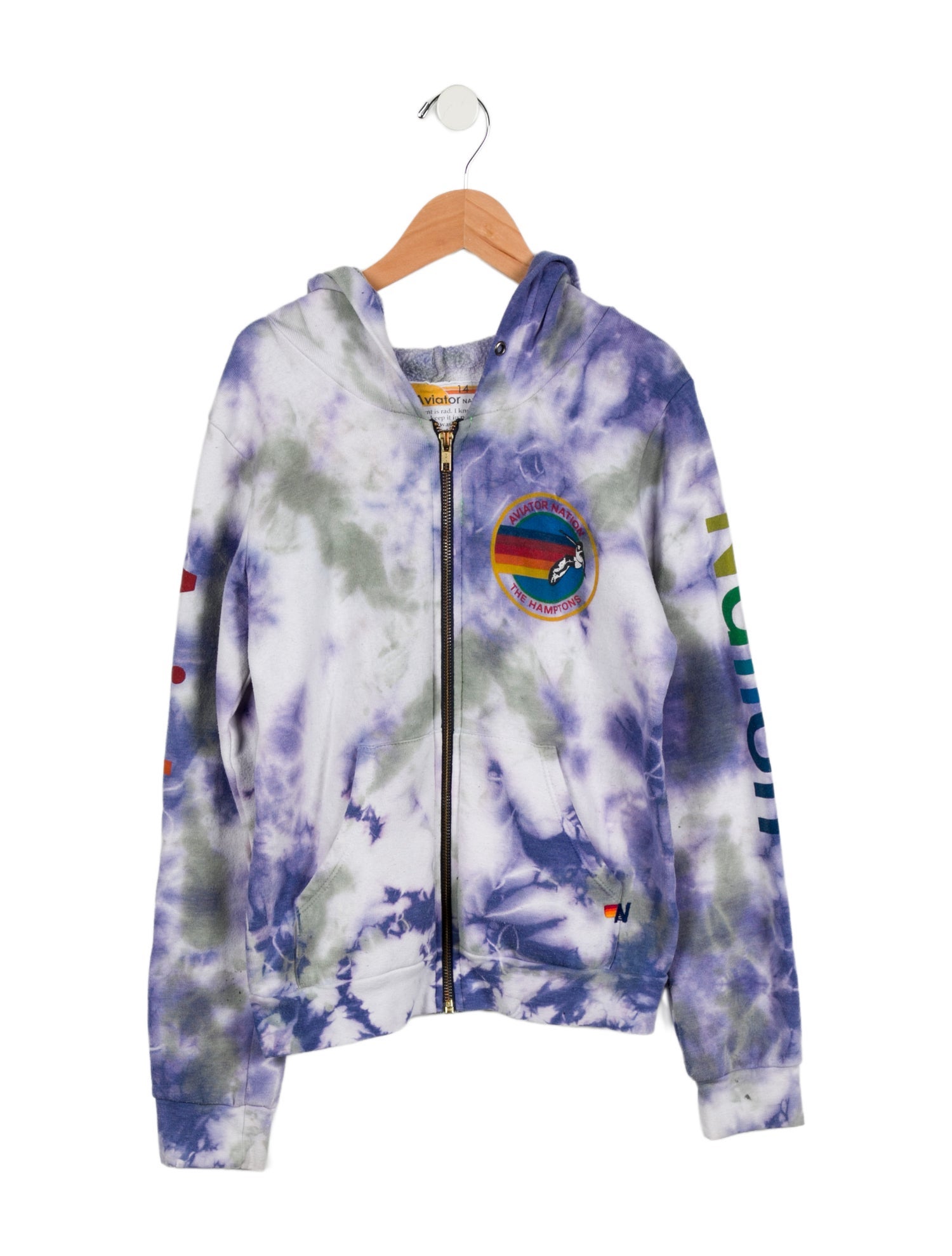 Aviator Nation Girls' Tie Dye Sweatshirt