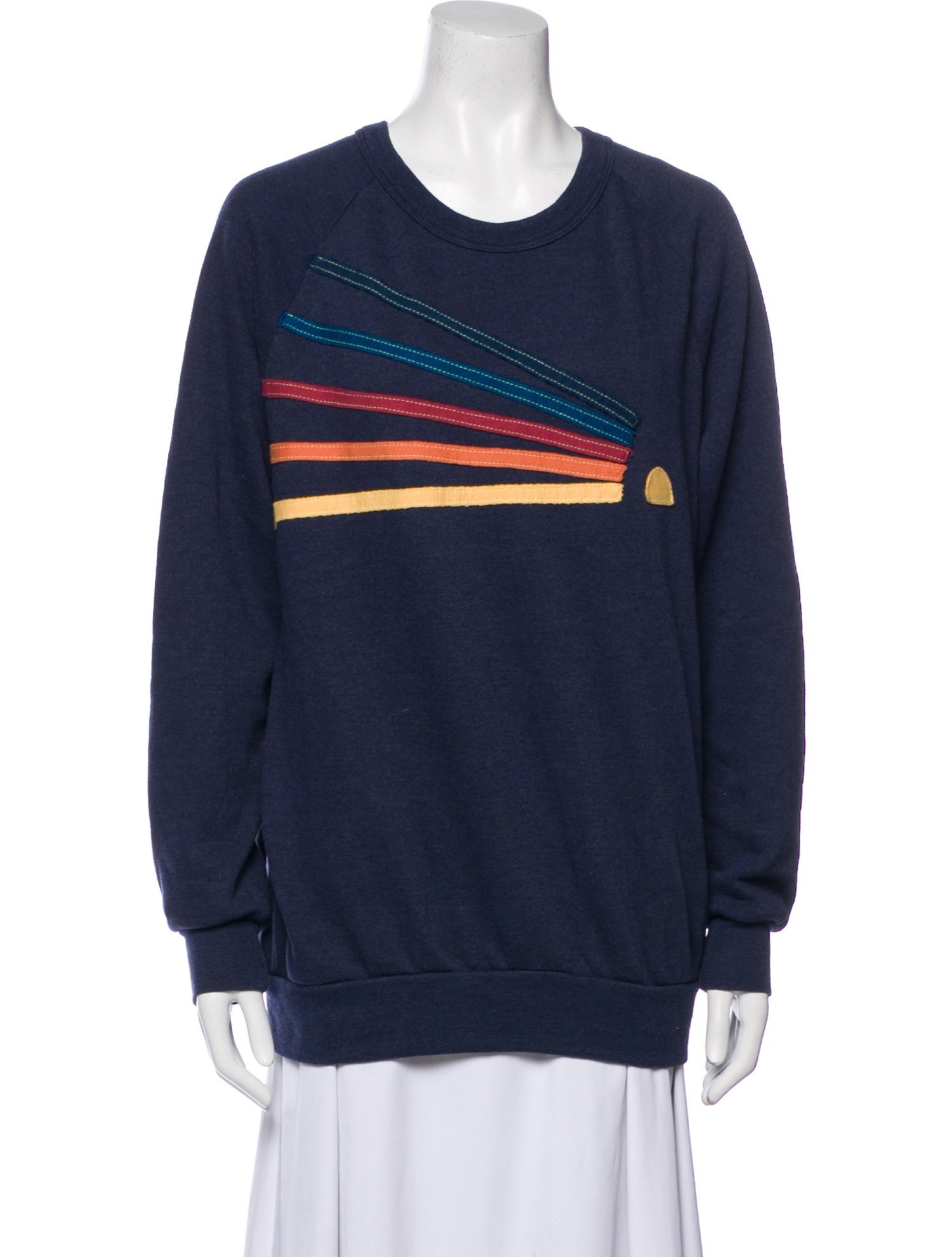 Aviator Nation Graphic Print Crew Neck Sweatshirt