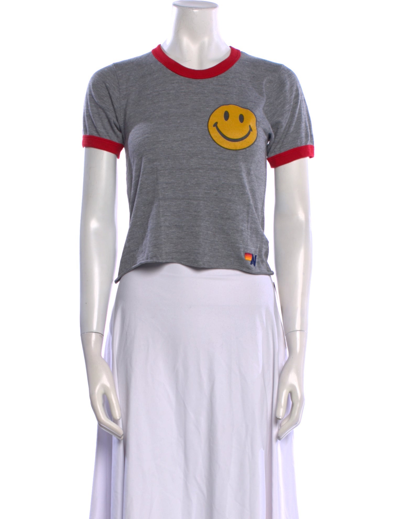 Aviator Nation Graphic Print Crew Neck T-Shirt