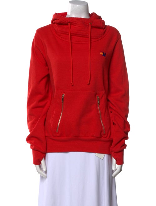 Aviator Nation Mock Neck Long Sleeve Sweatshirt