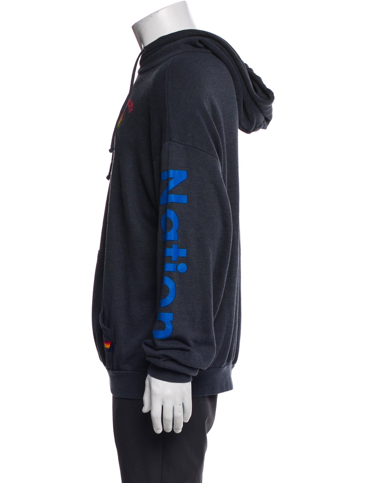 Aviator Nation Graphic Print Crew Neck Hoodie