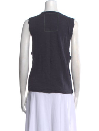 Aviator Nation Graphic Print Crew Neck Top