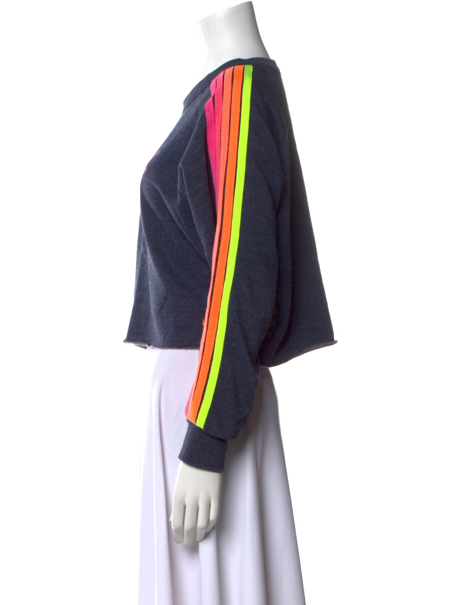 Aviator Nation Printed Crew Neck Sweatshirt