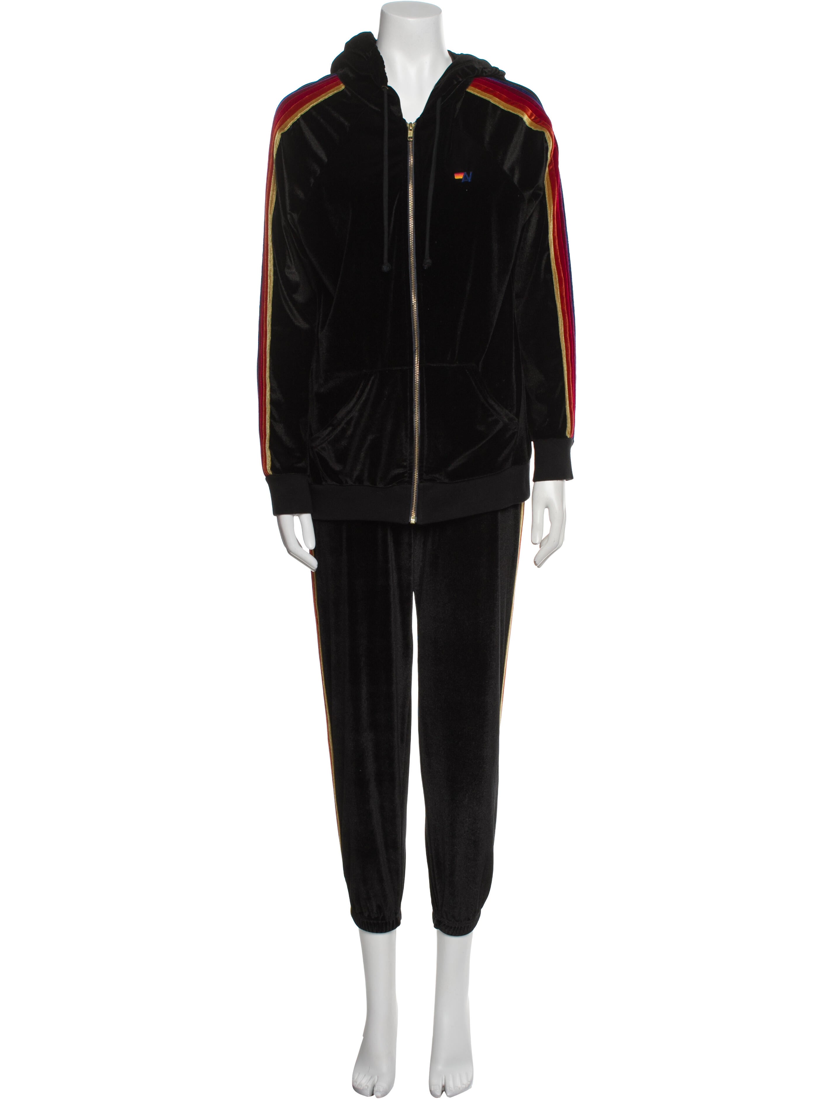 Aviator Nation Colorblock Pattern Tracksuit