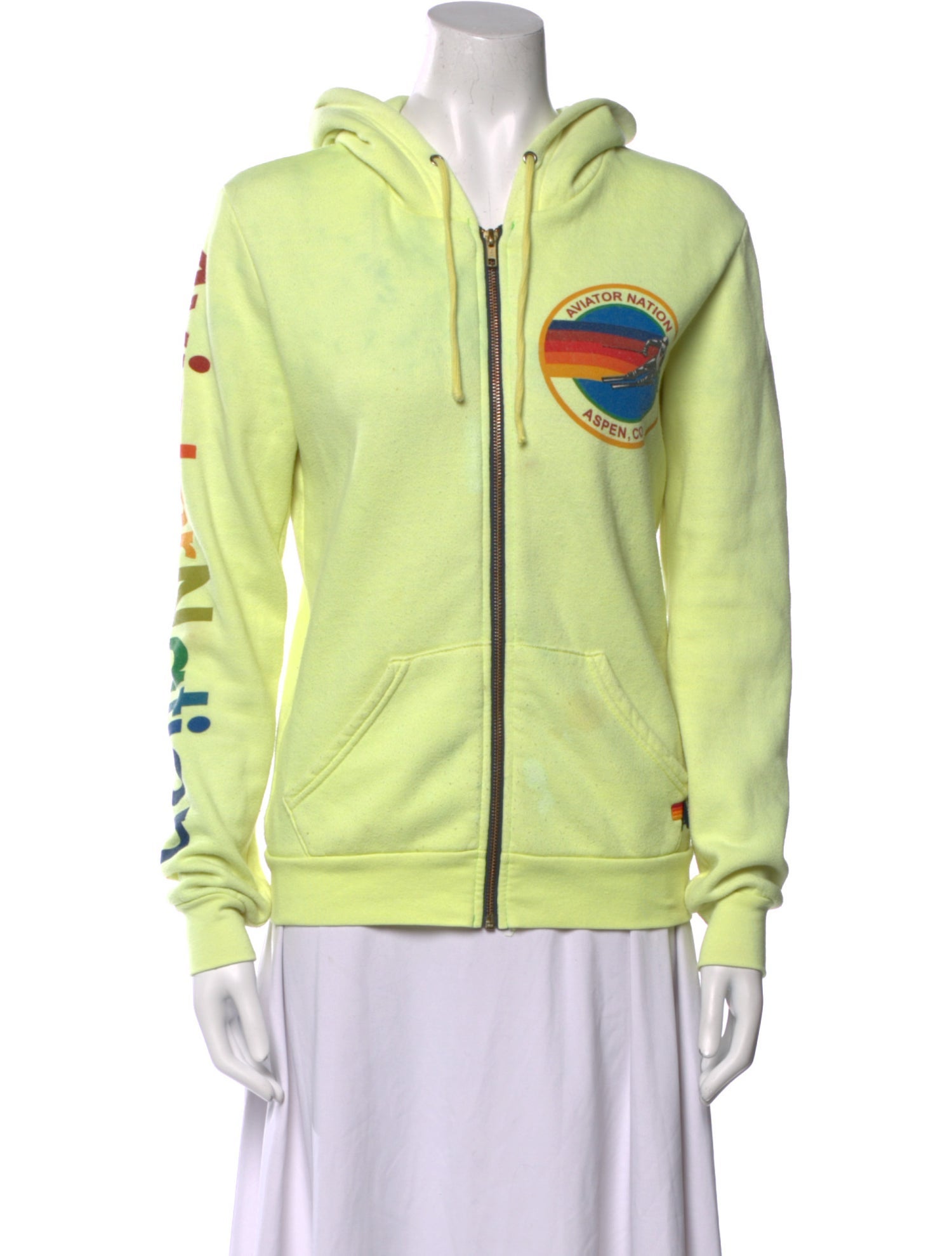 Aviator Nation Crew Neck Long Sleeve Sweatshirt