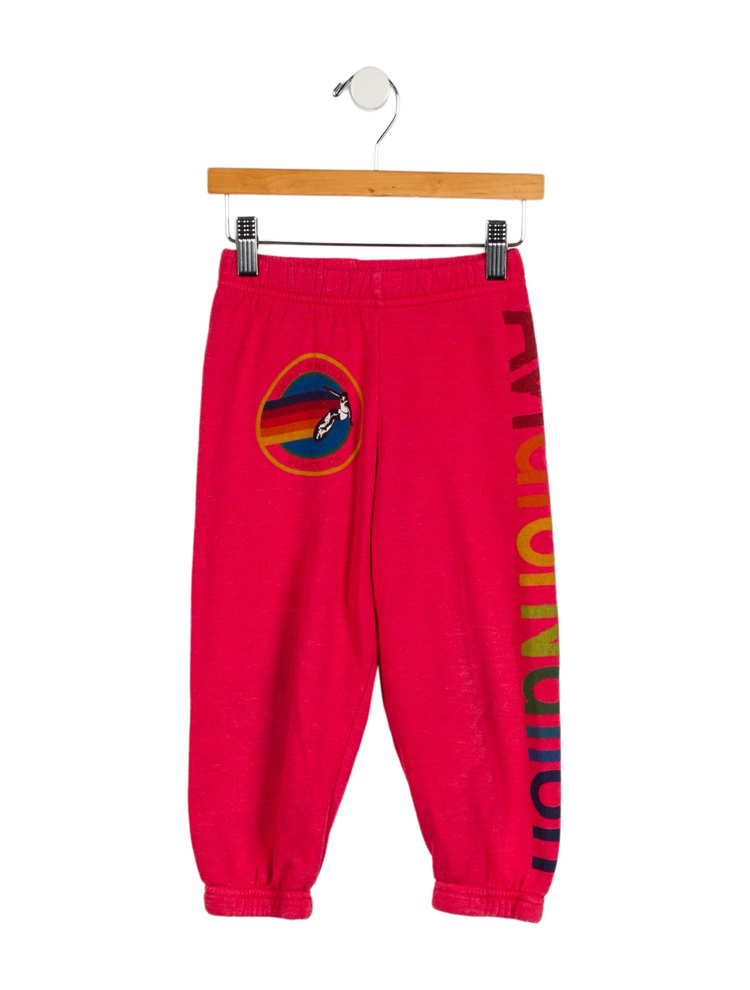 Aviator Nation Toddler Girls' Logo Print Sweatpants