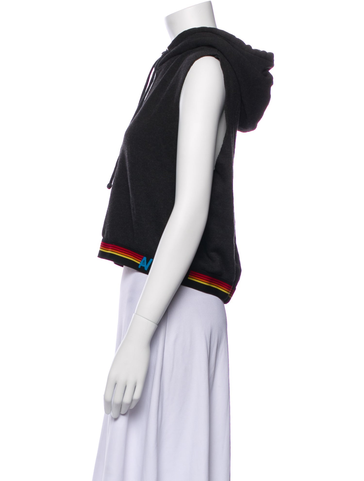 Aviator Nation Crew Neck Sleeveless Sweatshirt