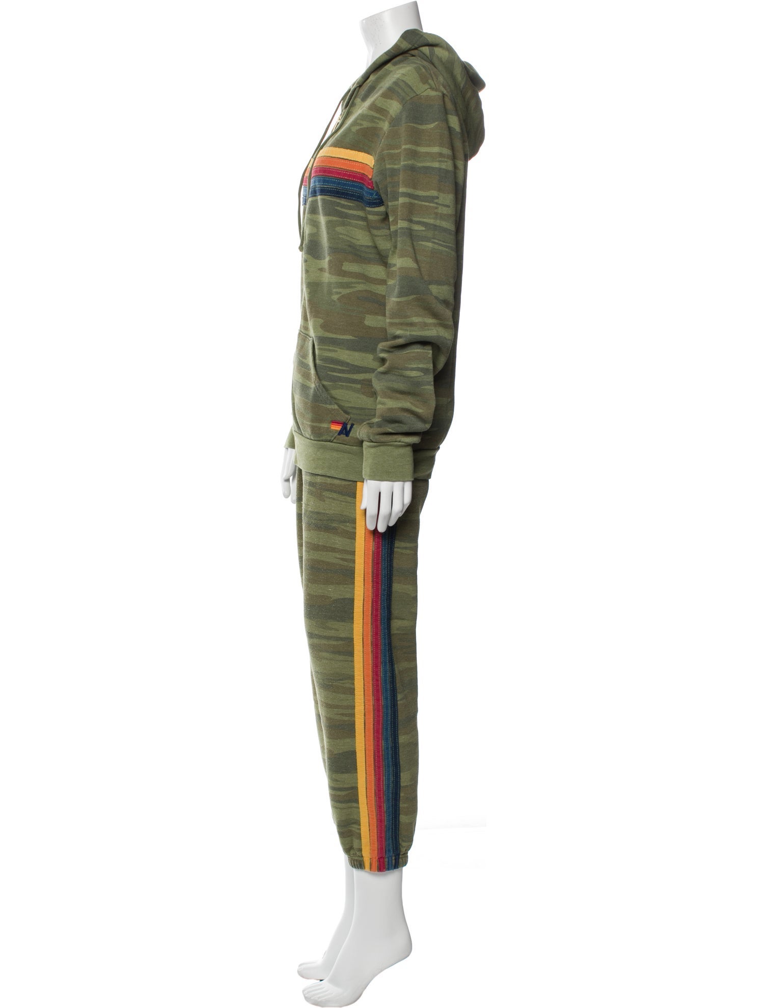 Aviator Nation Camouflage Print Pant Set