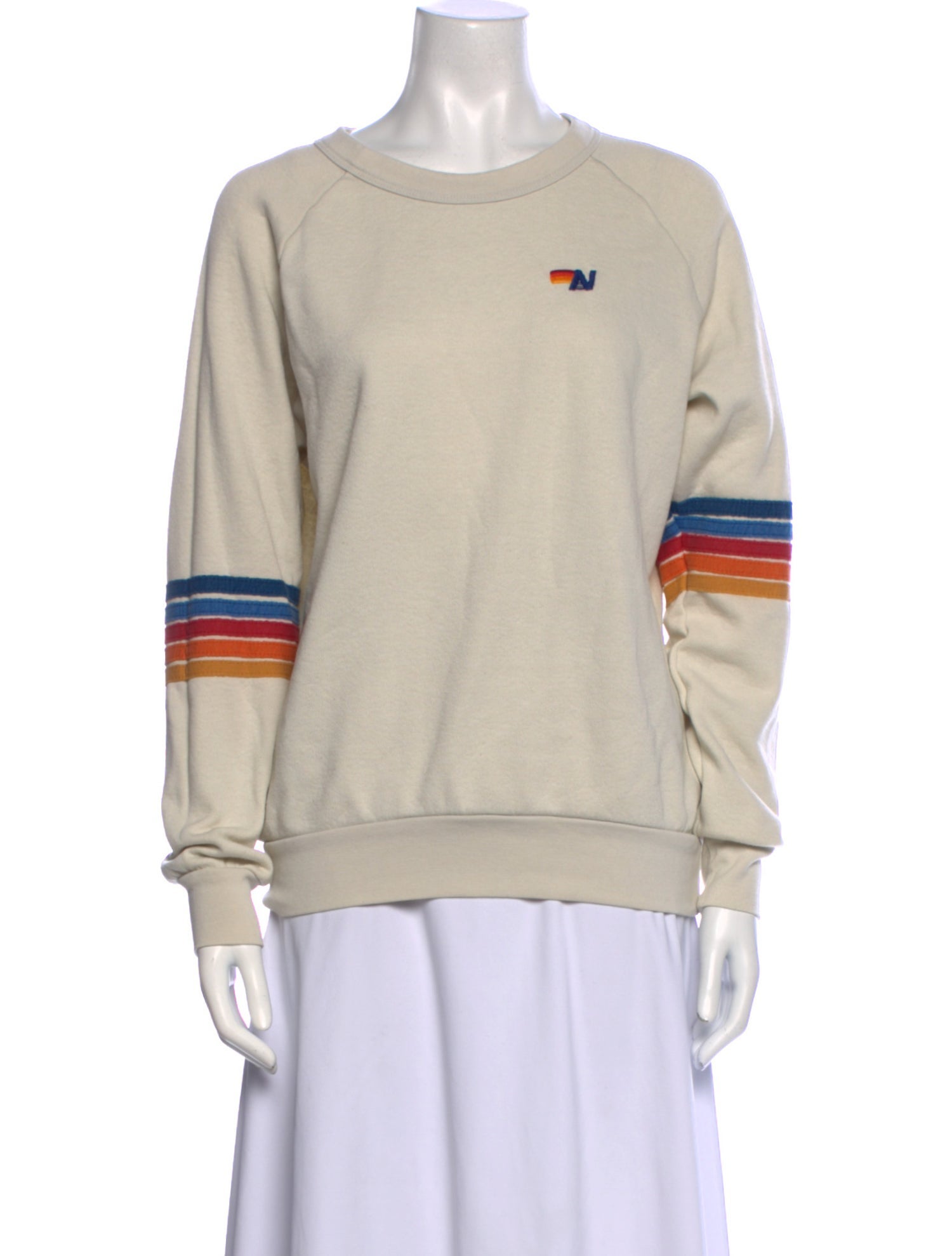 Aviator Nation Graphic Print Crew Neck Sweatshirt