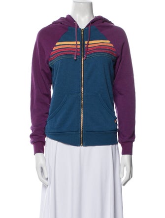 Aviator Nation Striped Bomber Jacket