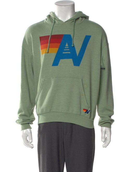 Aviator Nation Graphic Print Crew Neck Hoodie