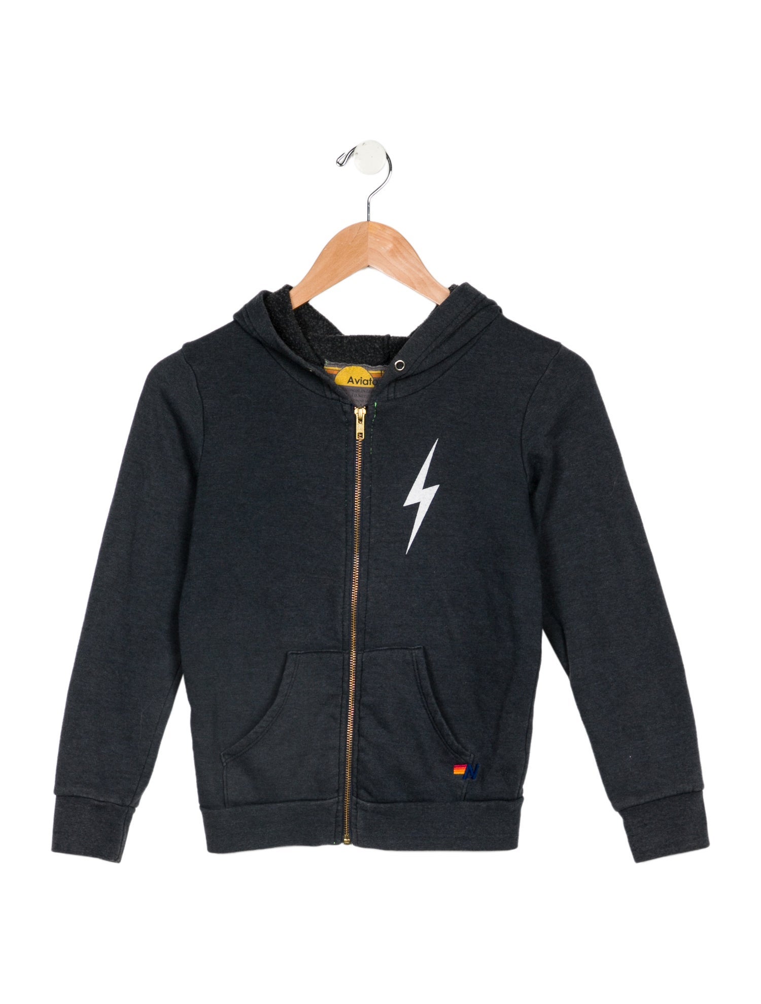 Aviator Nation Boys Printed Zip Up Sweatshirt