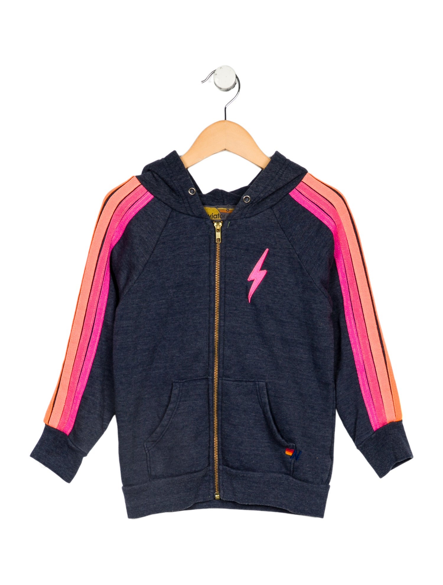 Aviator Nation Girls' Zip Up Hoodie