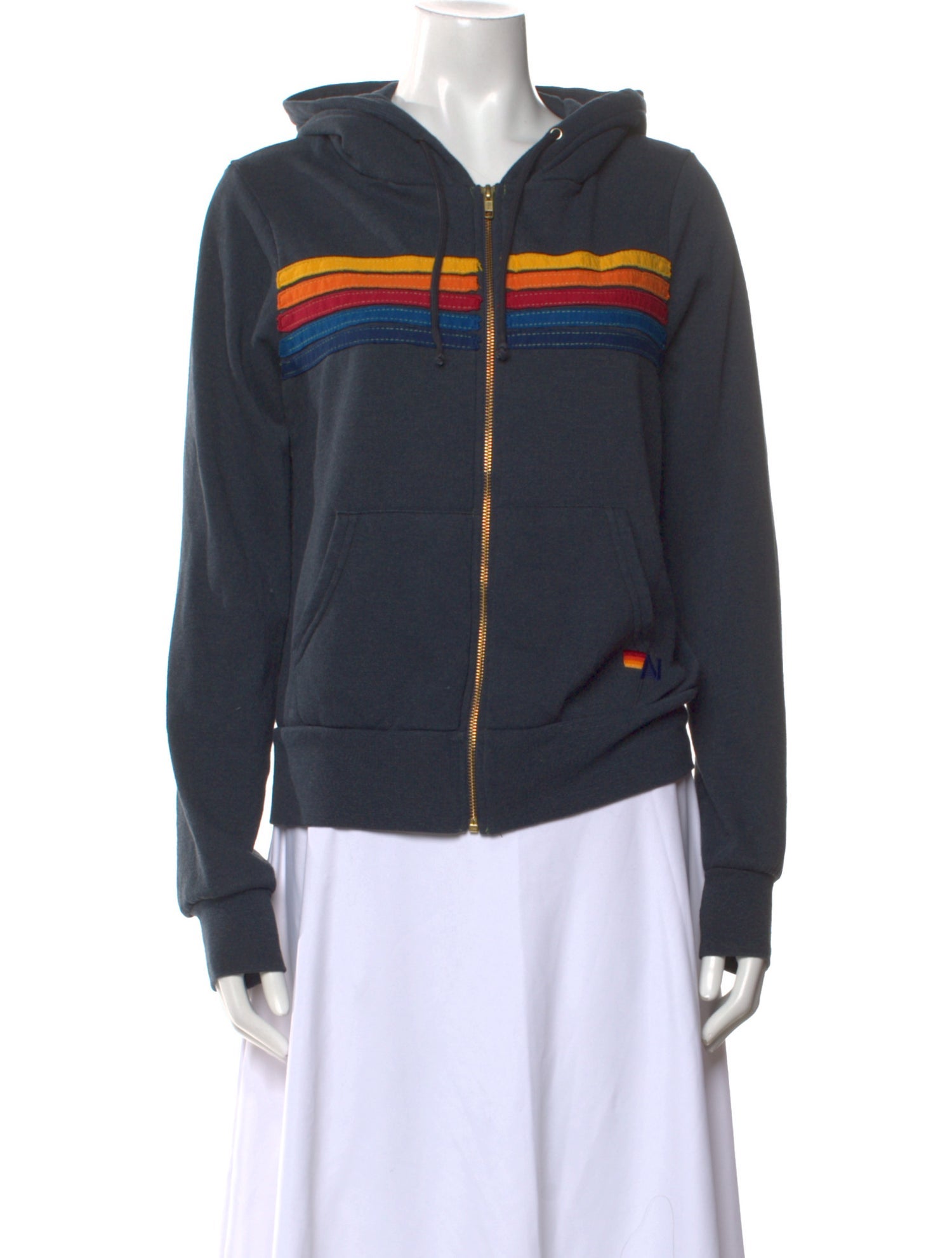 Aviator Nation Graphic Print Crew Neck Sweatshirt