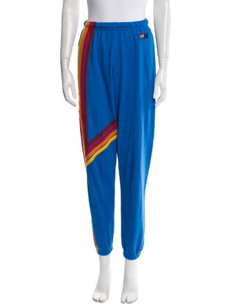 Aviator Nation Striped Grosgrain Trim Sweatpants