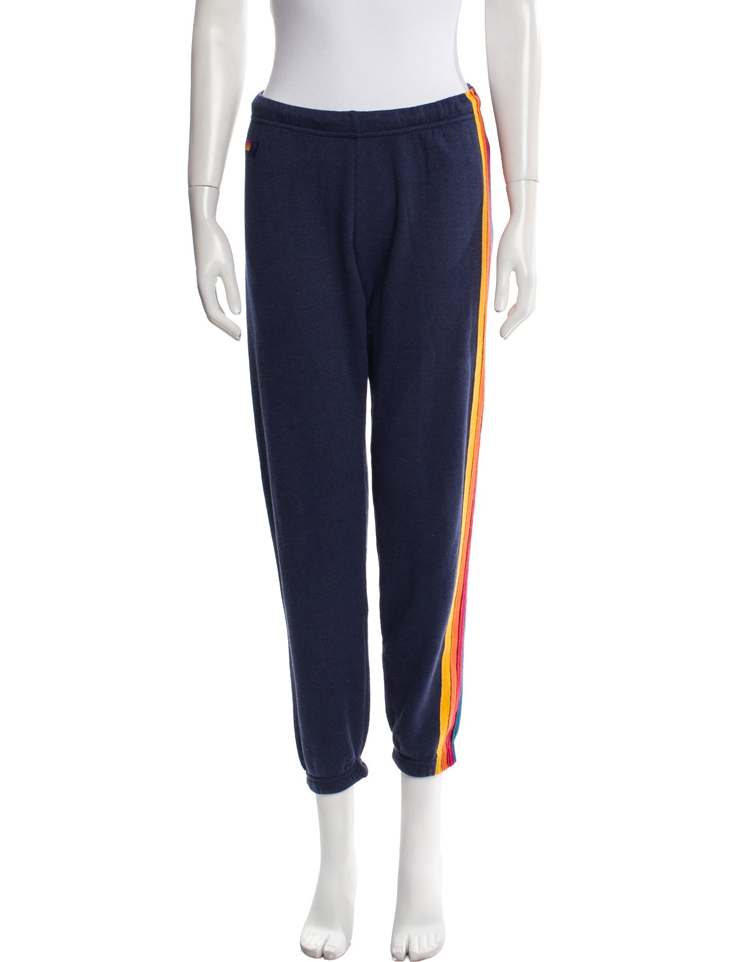 Aviator Nation Striped Skinny Leg Pants