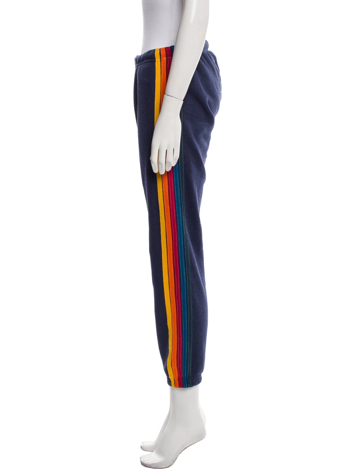 Aviator Nation Striped Skinny Leg Pants